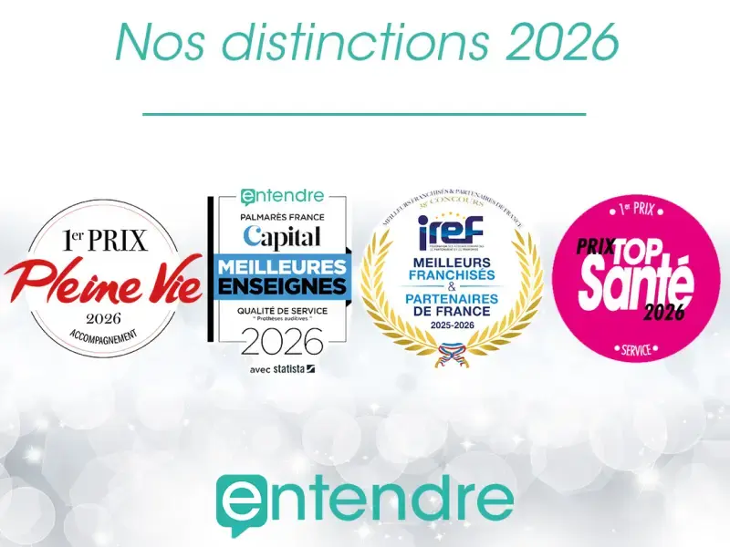 Nos distinctions 2026 au service de votre audition !